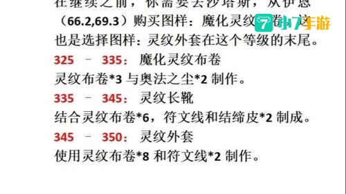魔兽裁缝攻略
